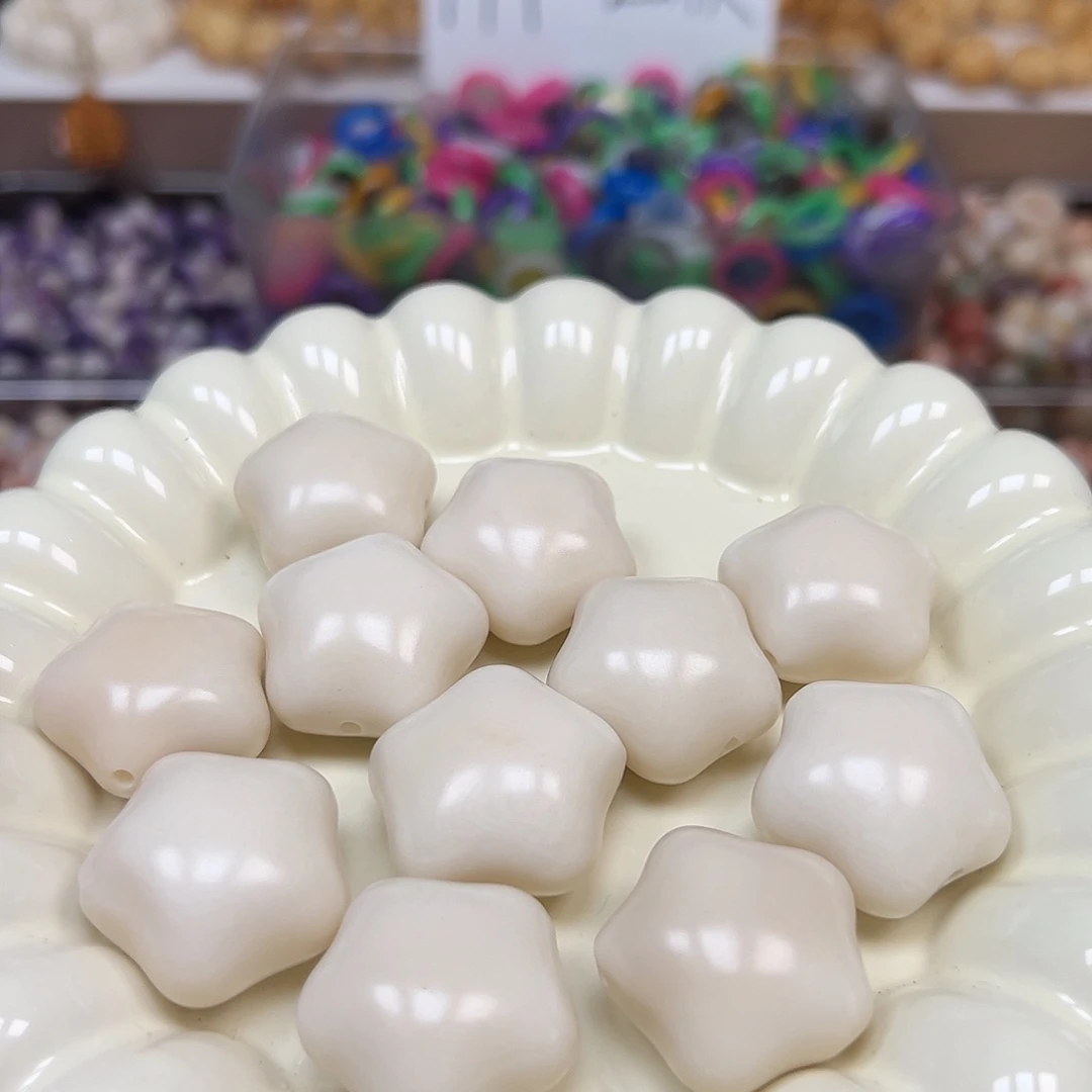 手串菩提根/象牙果全品白星星11颗