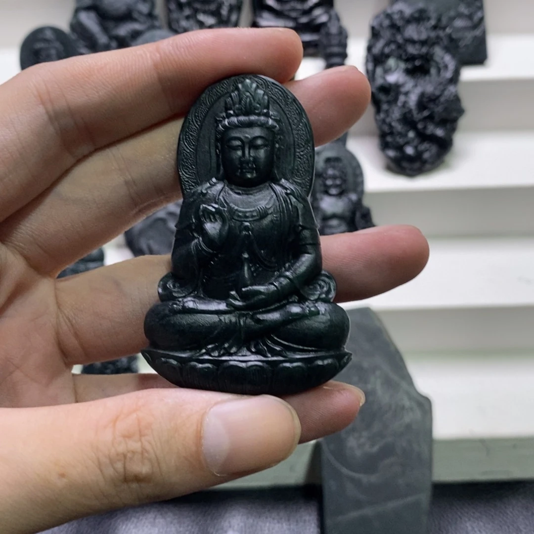 未镶嵌定制翡翠观音