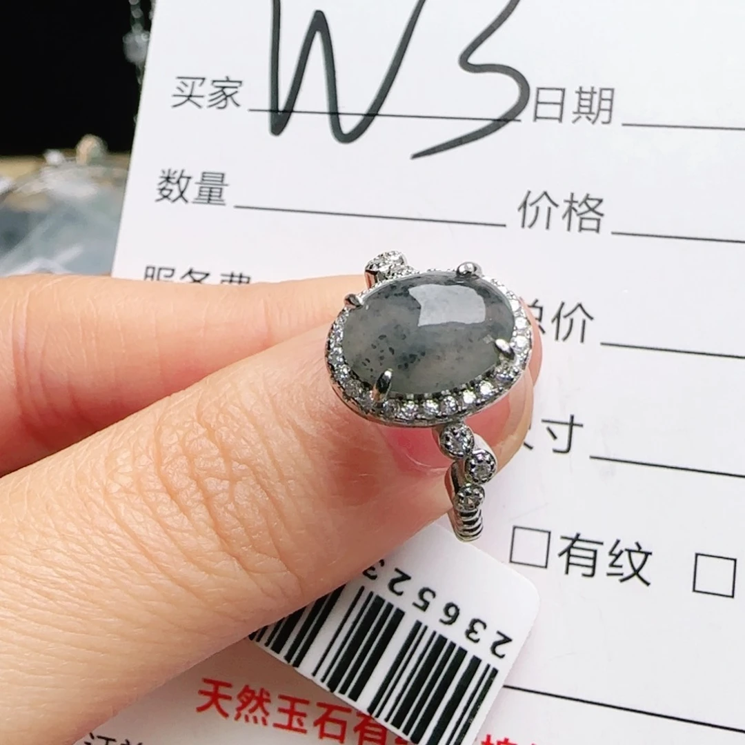 银S925镶嵌手链翡翠