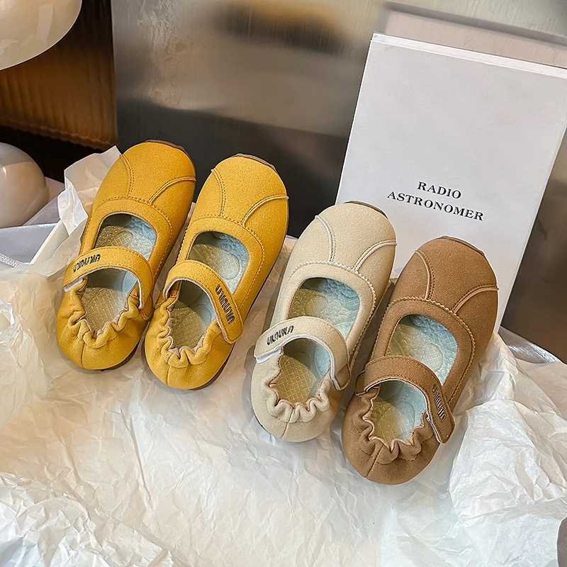 女童皮鞋春季韩版玛丽珍公主鞋2025新款浅口单鞋儿童复古软底百搭