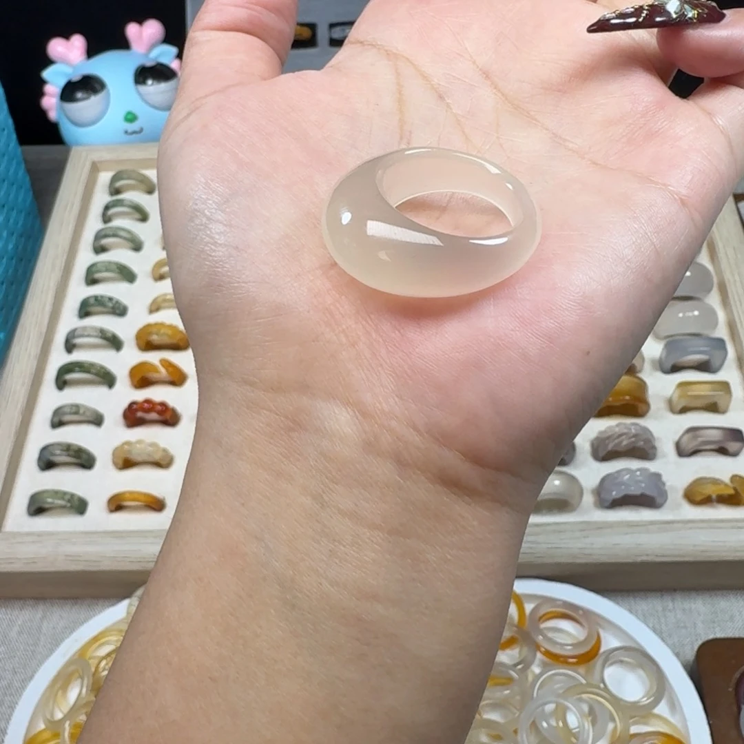 未镶嵌戒指玛瑙/玉髓907港22