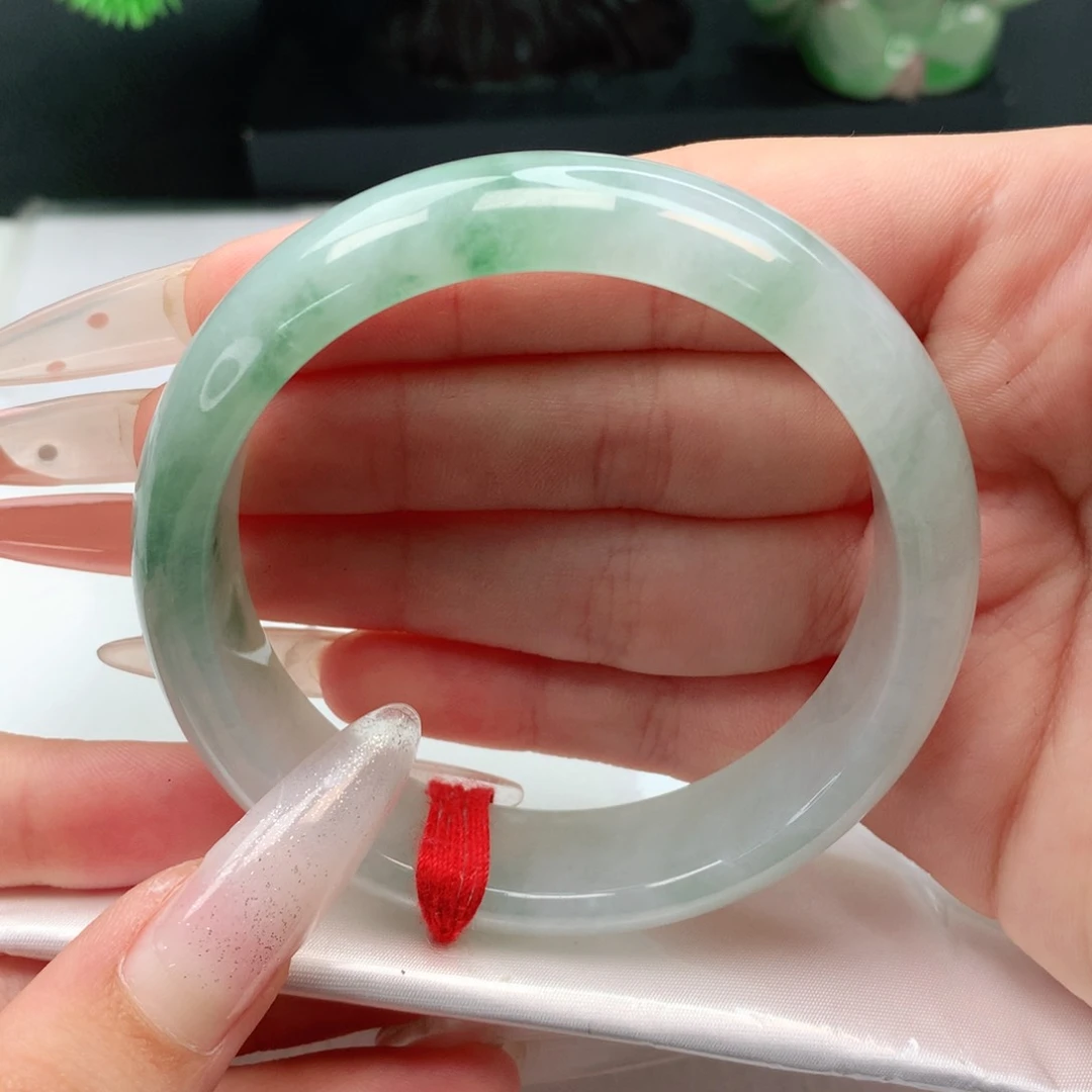 未镶嵌手镯翡翠正圈57