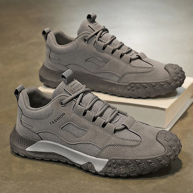 登山鞋男鞋春夏季新款透气工地干活防滑耐磨运动鞋休闲板鞋劳保鞋