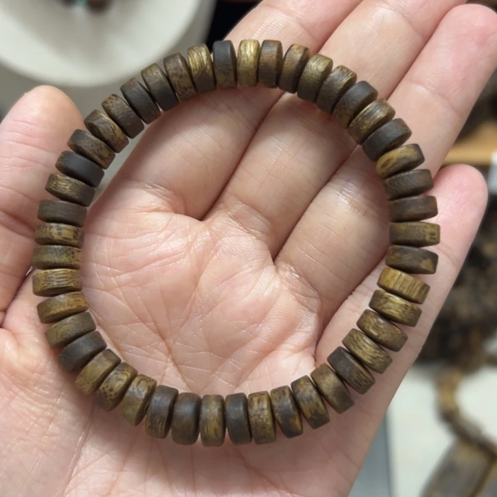 沉香沉香枕～卡8厚片珠 6.2