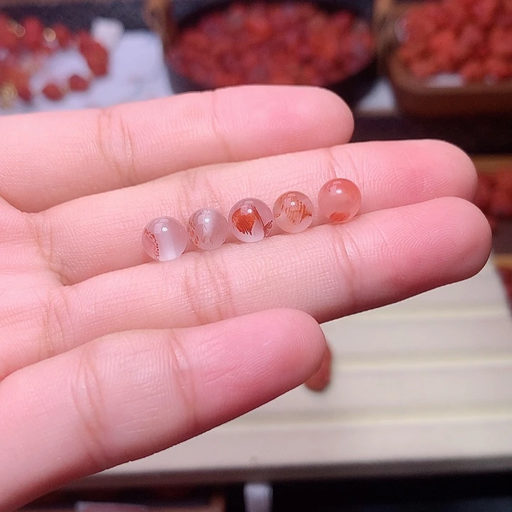 山***行南红玛瑙未镶嵌南红小米珠