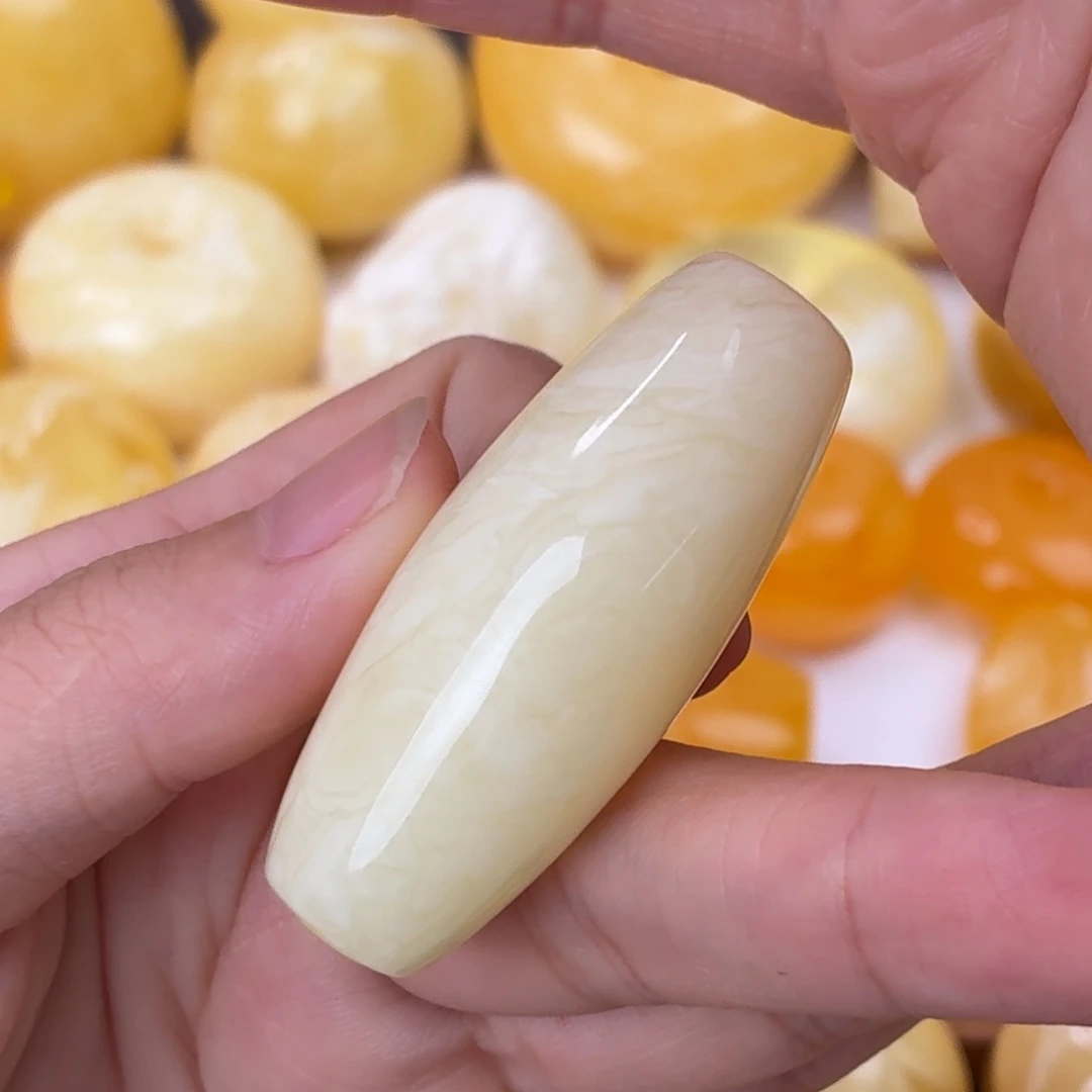 浪***怀未镶嵌蜜蜡珠宝奇石桶珠