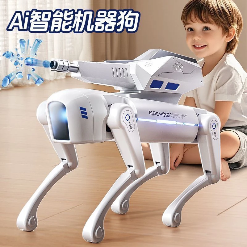 智能AI机器狗语音声控唱歌跳舞遥控宠物狗儿童电动编程男孩玩具
