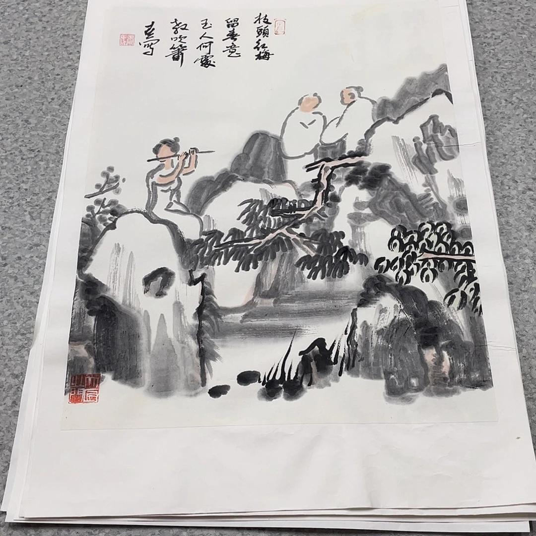 国画1.4平尺国画作品
