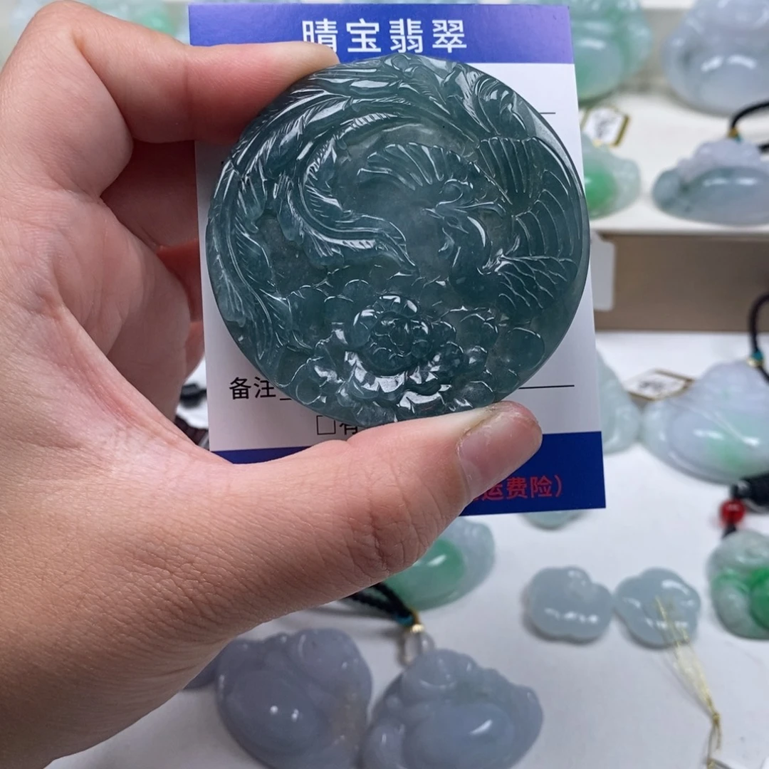 翡翠未镶嵌颈饰天然翡翠