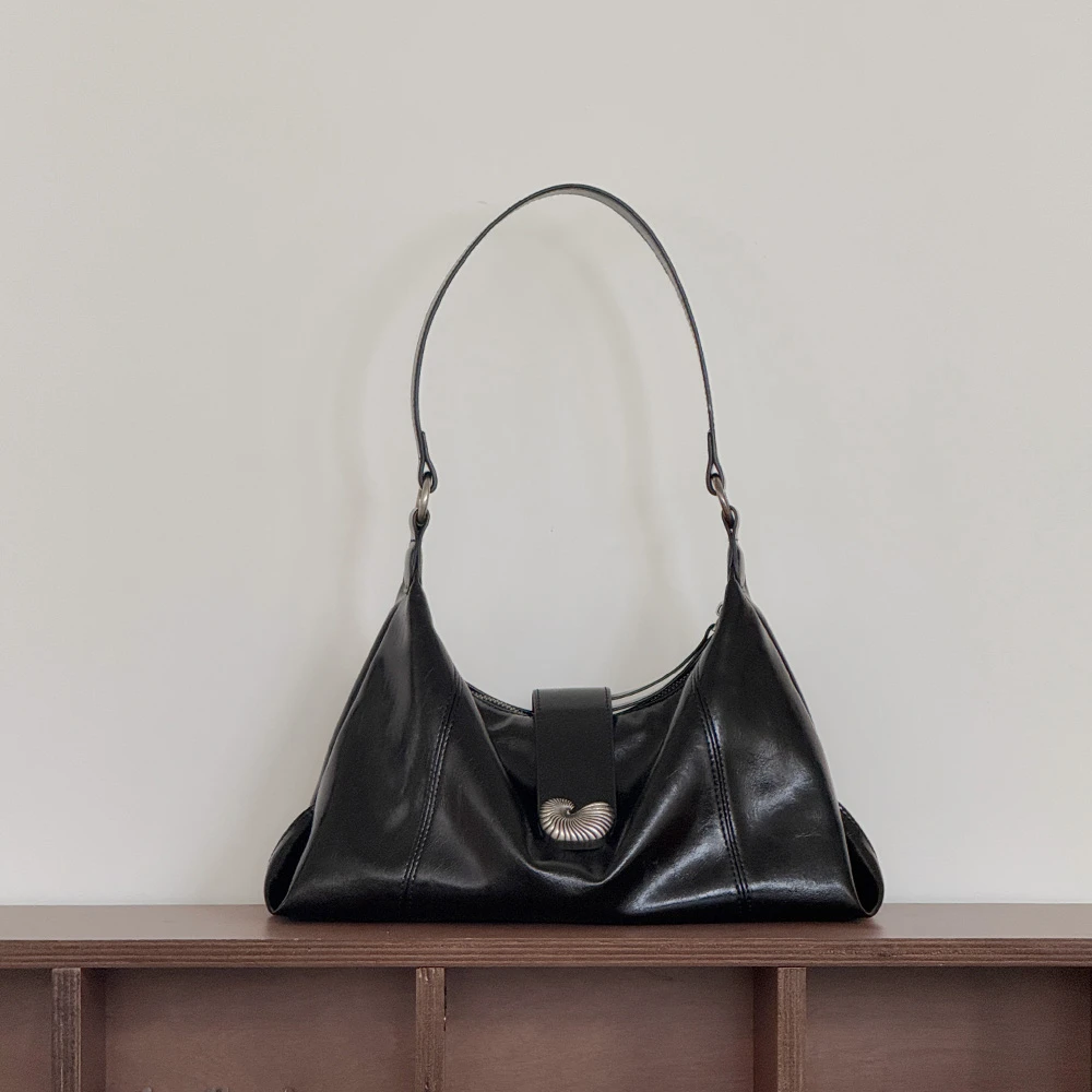 MICOCAH「海螺印象」827小众包包腋下包高级斜挎包女包通勤托特包