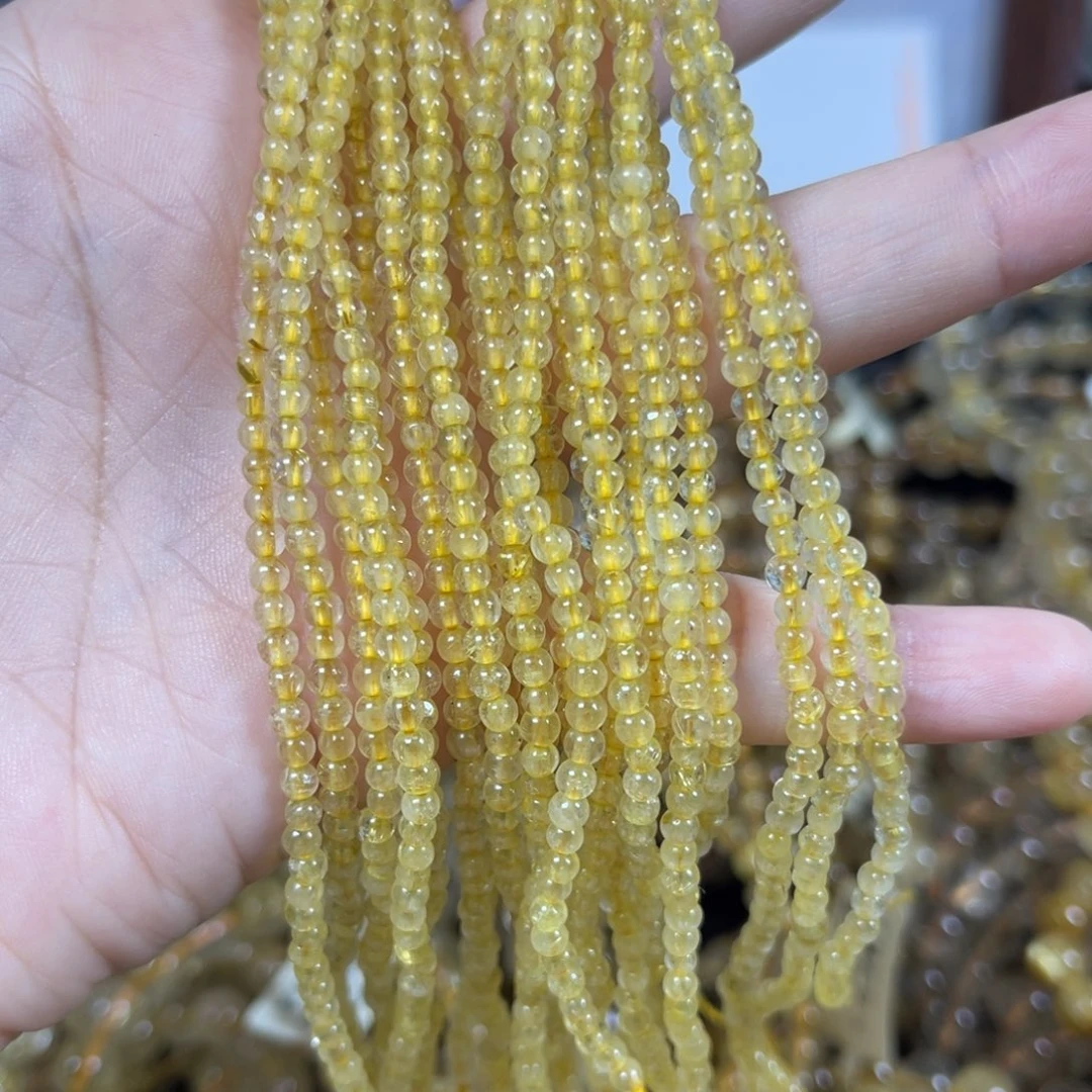 未镶嵌手链发晶金发晶半成品3