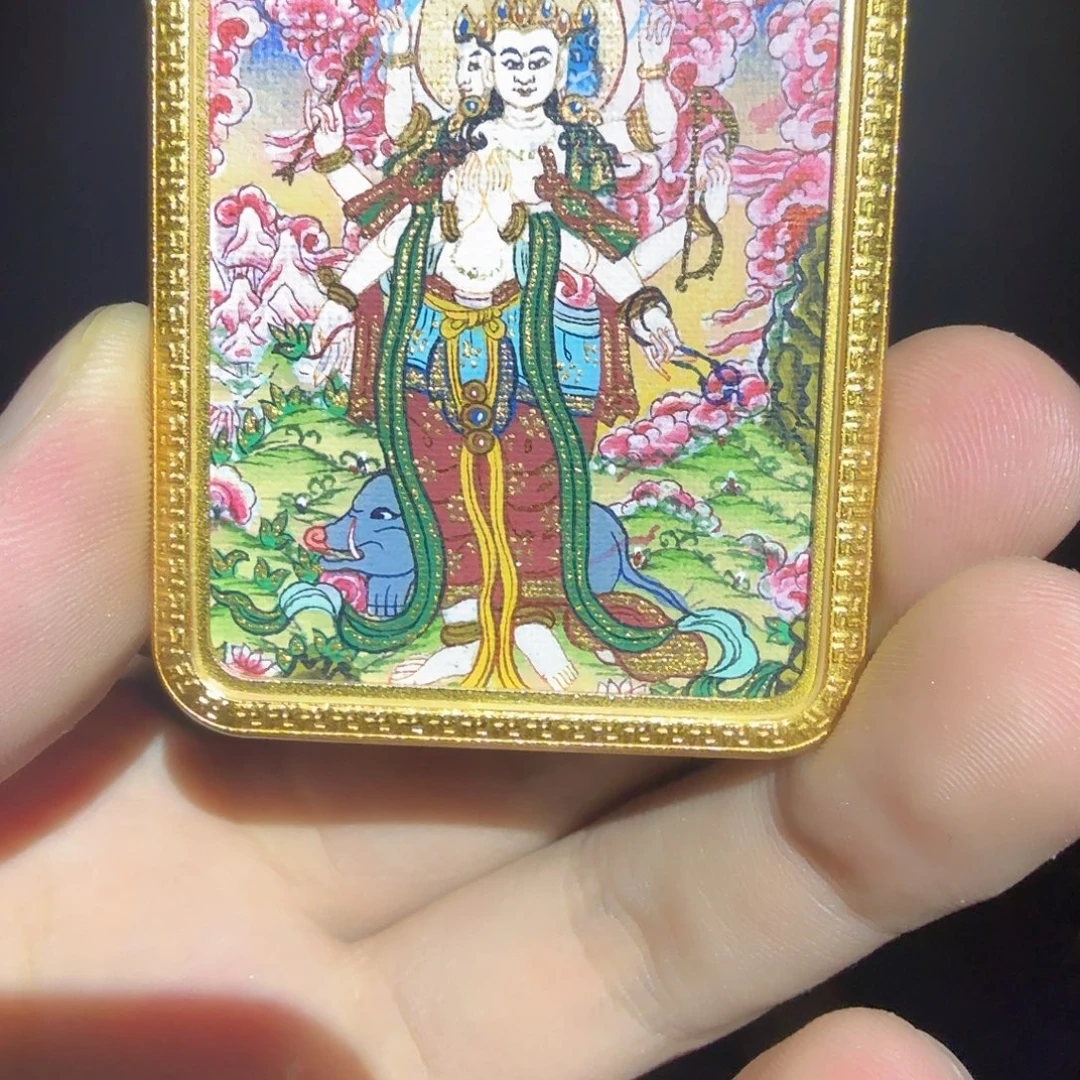 吊坠摩老师-热贡纯手绘-娜娜