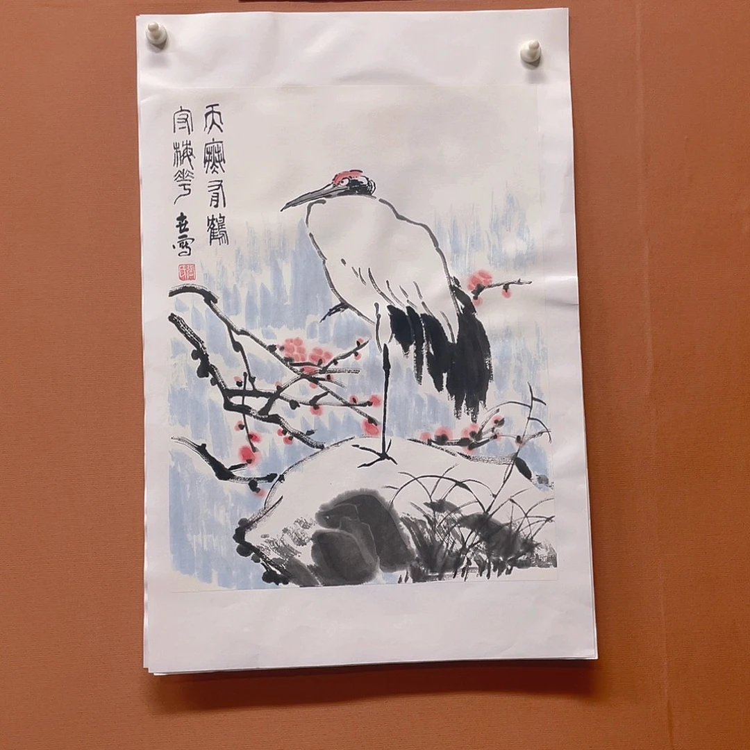 国画1.4平尺纯手绘写意国画作品