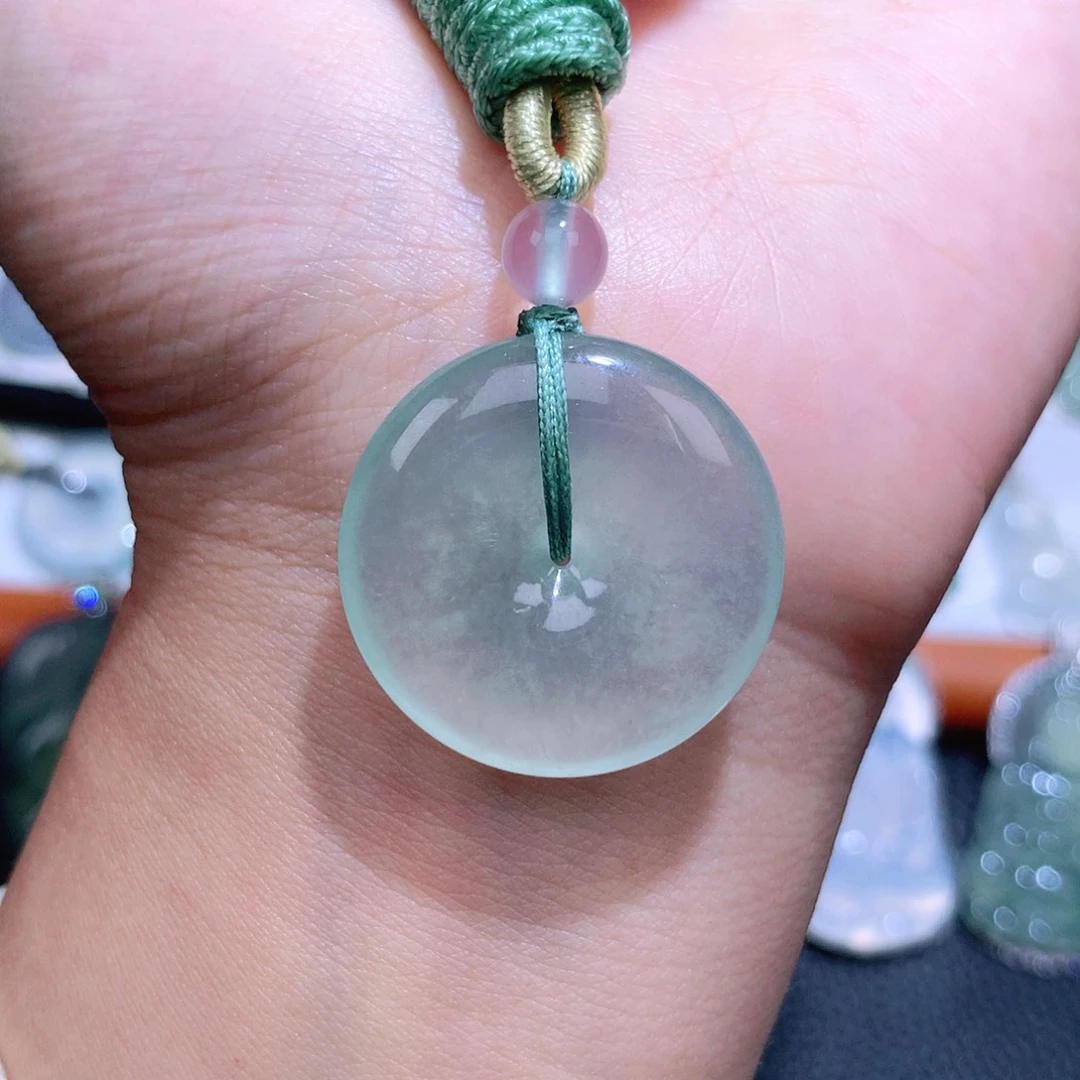 颈饰未镶嵌翡翠扣子