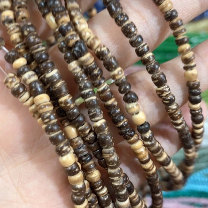 贝壳非金属10条4mm左右不规则椰子壳隔片