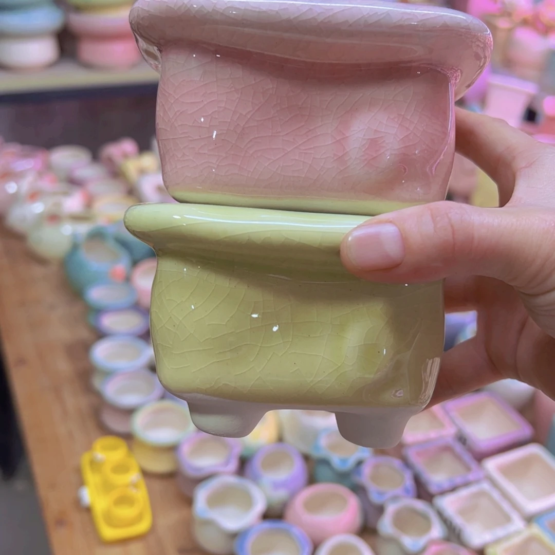 陶瓷花盆当场凑满12包邮