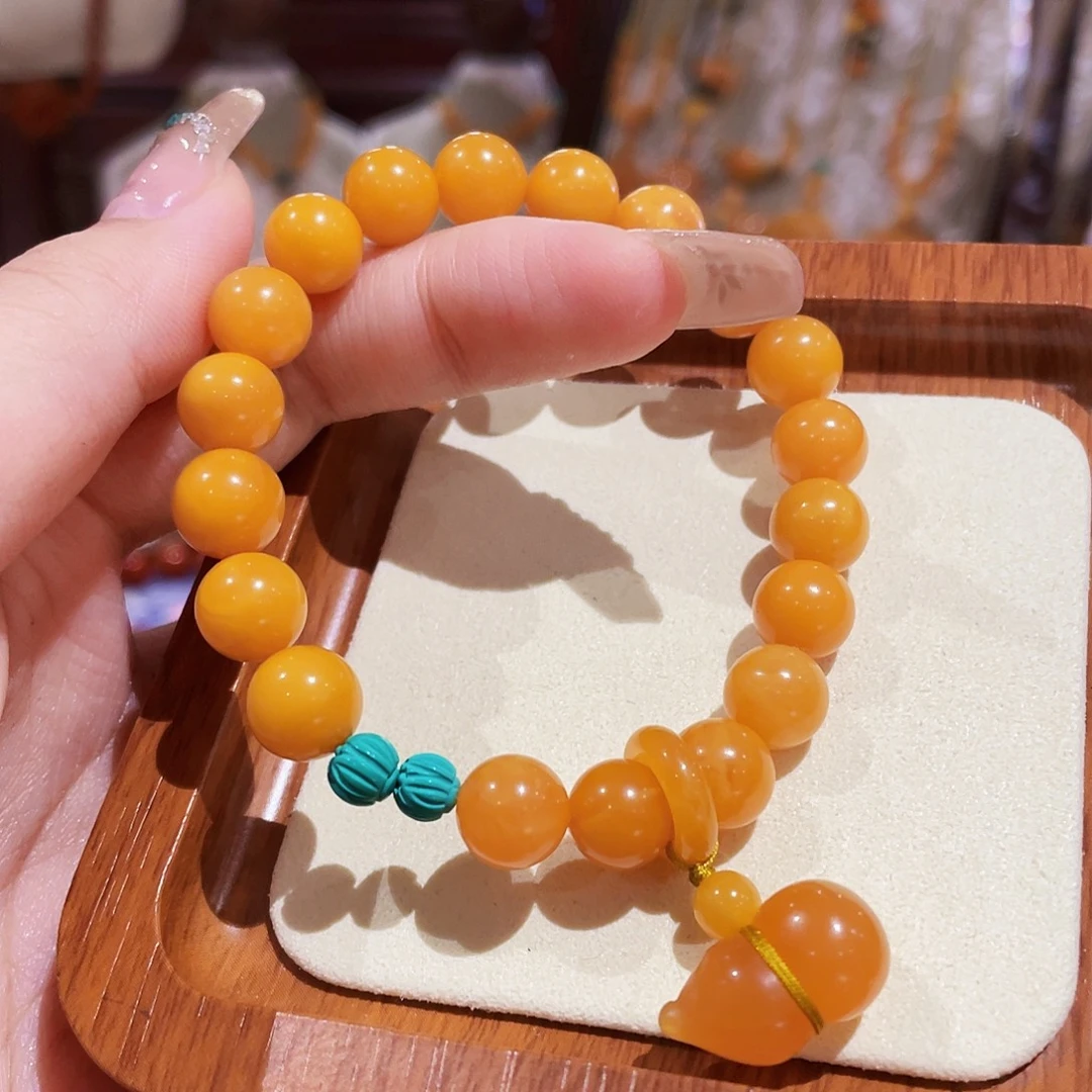 蜜蜡未镶嵌手链手串