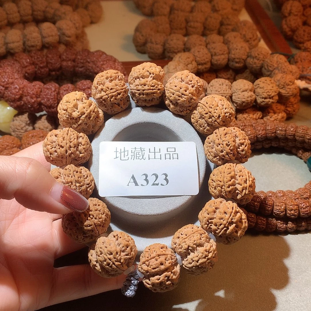 金刚菩提手串24尺寸龙骨梅花双龙