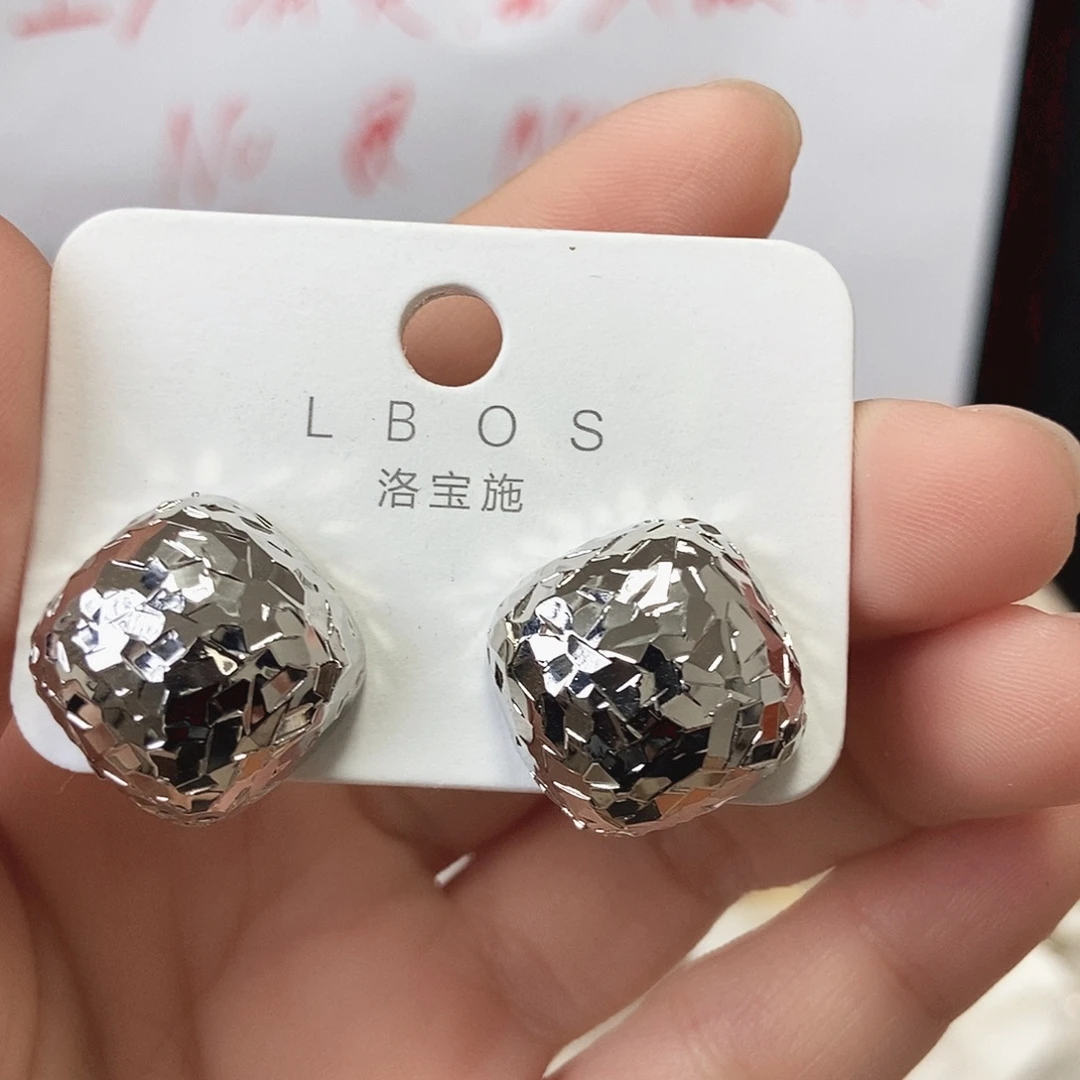锆石铁合金合金耳钉