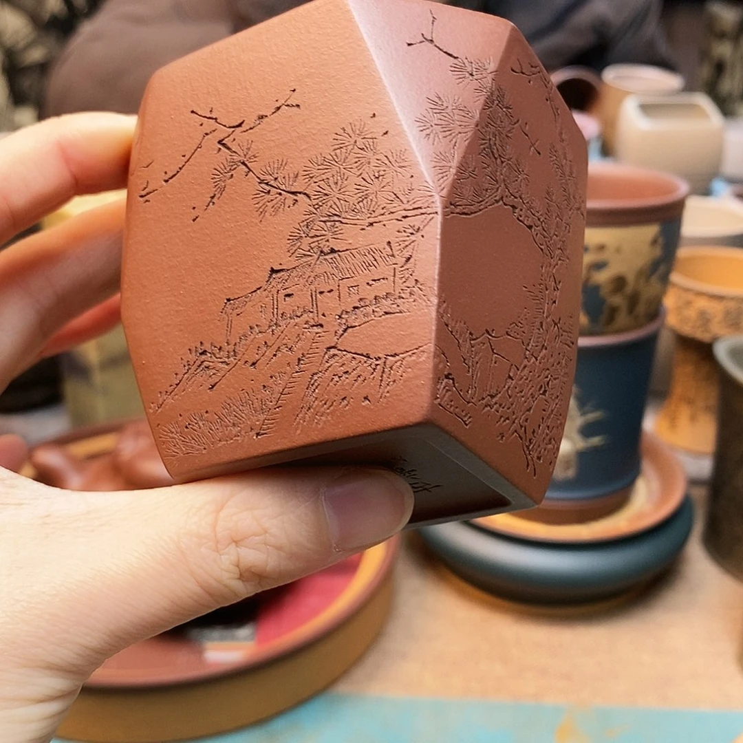 茶宠紫砂宜兴紫砂杯