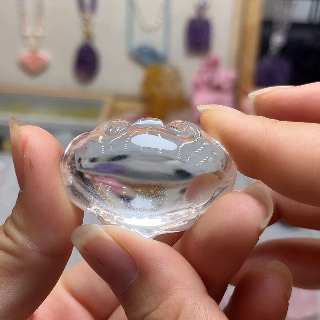 未镶嵌颈饰水晶飘*白水锁119