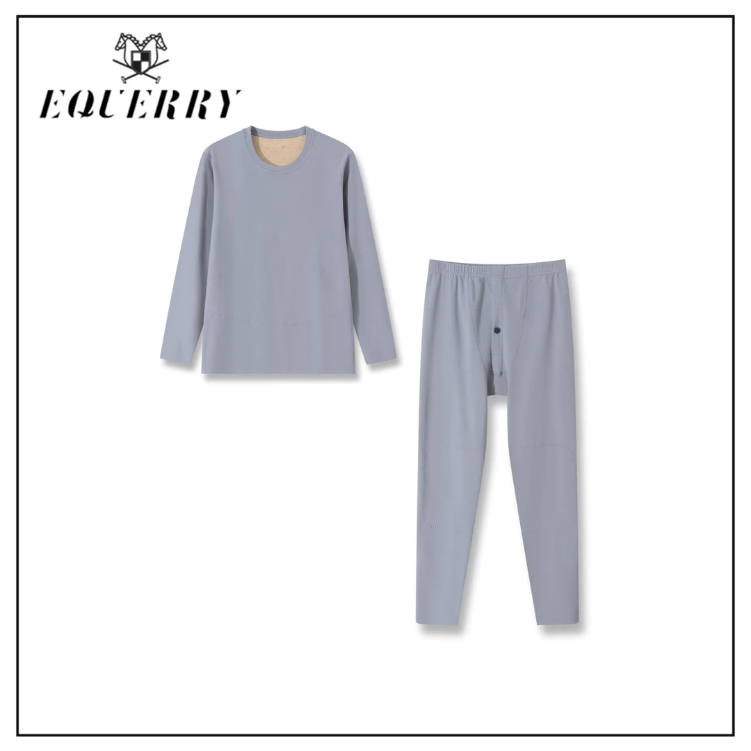 【JIANGYIXI】EQ绵羊毛+桑蚕丝混纺-男女款保暖内衣套装-CK15/CK14