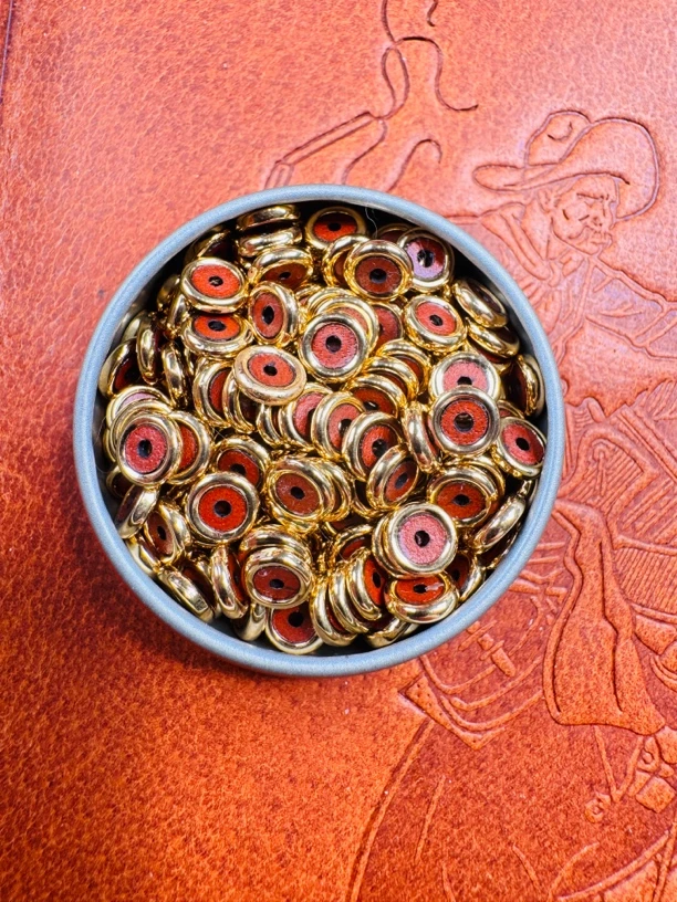 1.8，金包牛皮隔片 1片 梅林铁核用直径6mm 厚度1.8mm