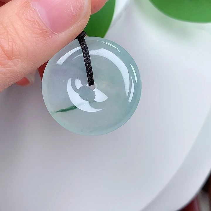 颈饰未镶嵌翡翠28.1-4.8mm