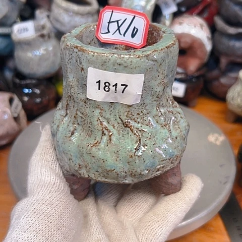 粗陶花盆手工花盆制作