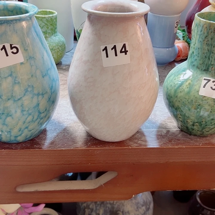 霞***子陶瓷精品口7，高22，114，摆件