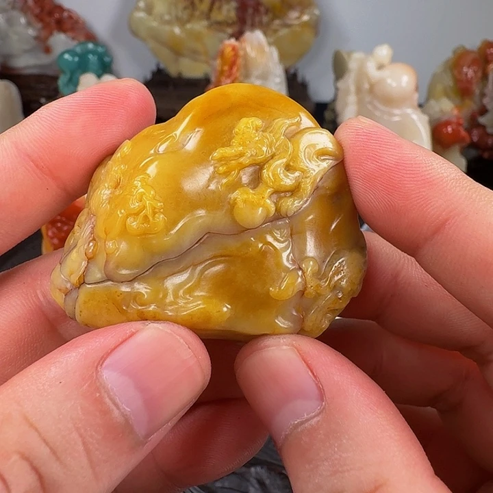 东***。寿山石寿山石田黄