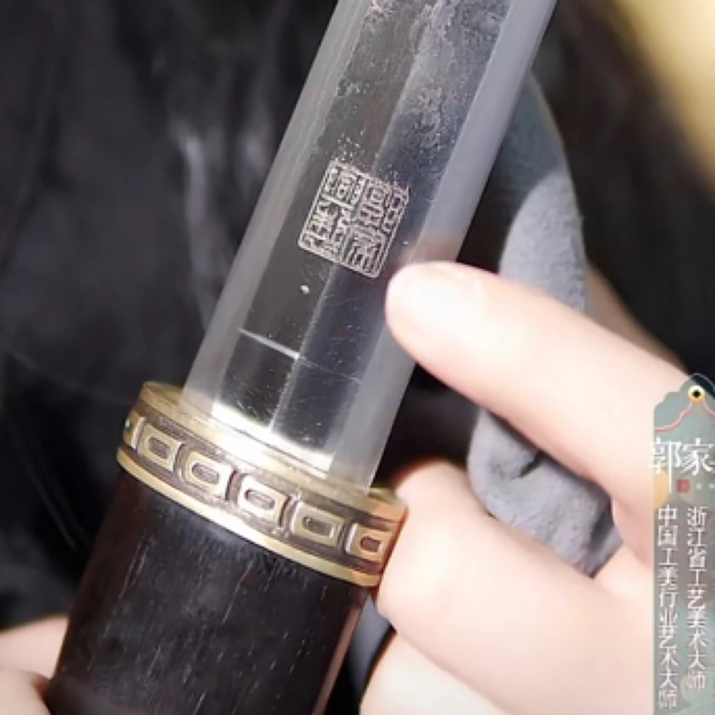 淮剑黄铜黑檀木自炼钢唐剑   未开刃