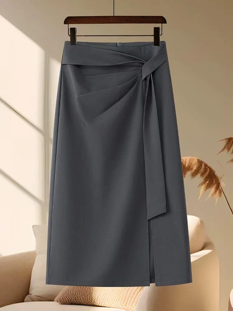 无品牌夏季高腰显瘦半裙