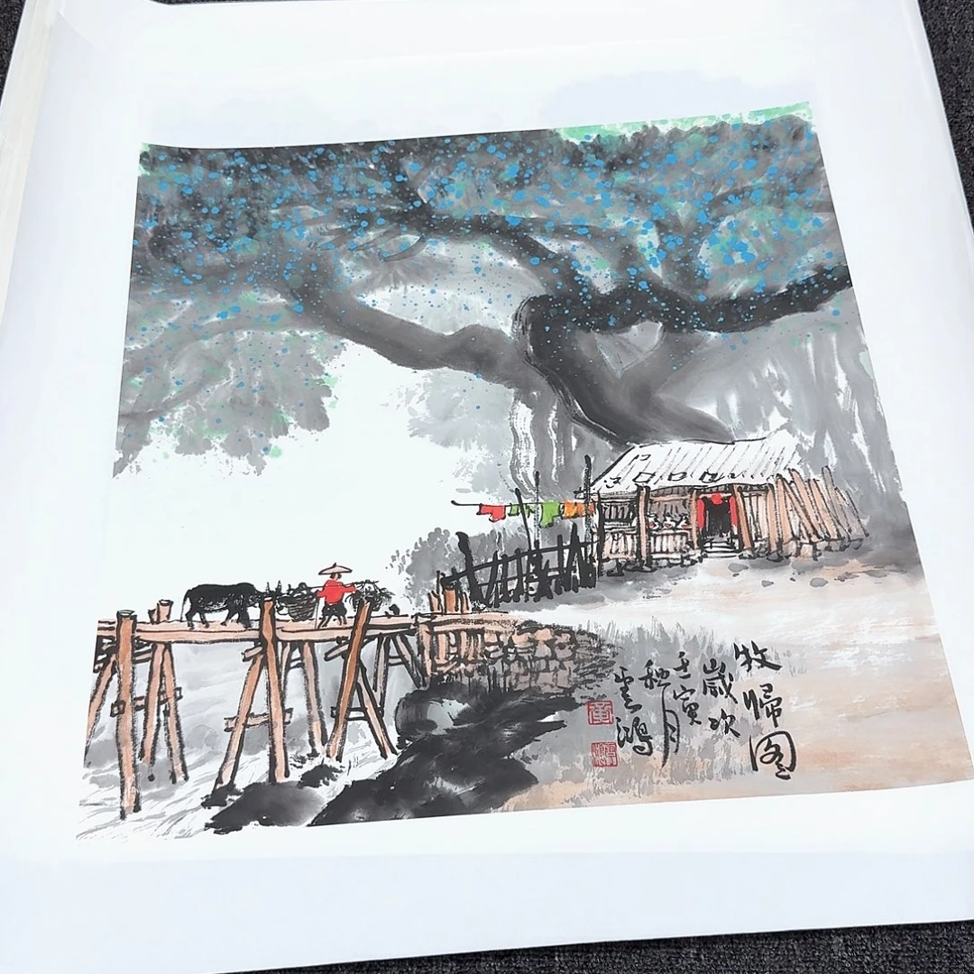 国画【十周年放漏】黄云鸿纯手绘作品50✖️50