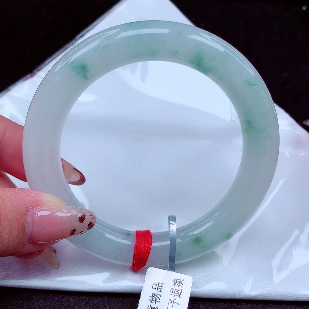 翡翠未镶嵌手镯天然缅甸翡翠A货玉手镯