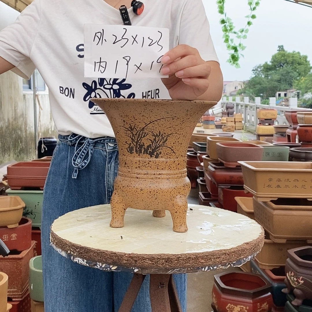 紫砂花盆紫砂花盆