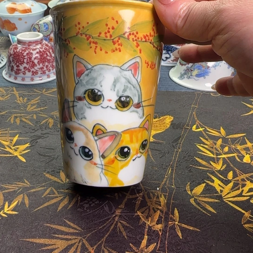 瓷片猫咪可乐杯杯杯杯杯