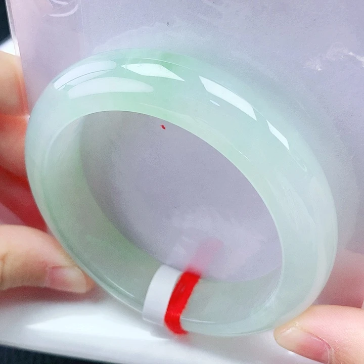 翡翠未镶嵌手镯51圈