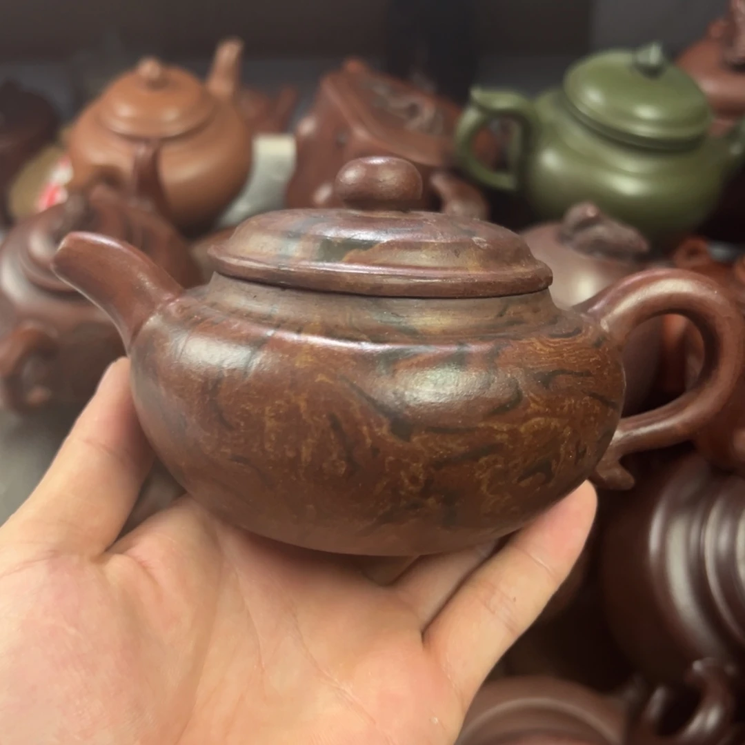 茶壶紫砂宜兴原矿紫砂壶300毫升容量