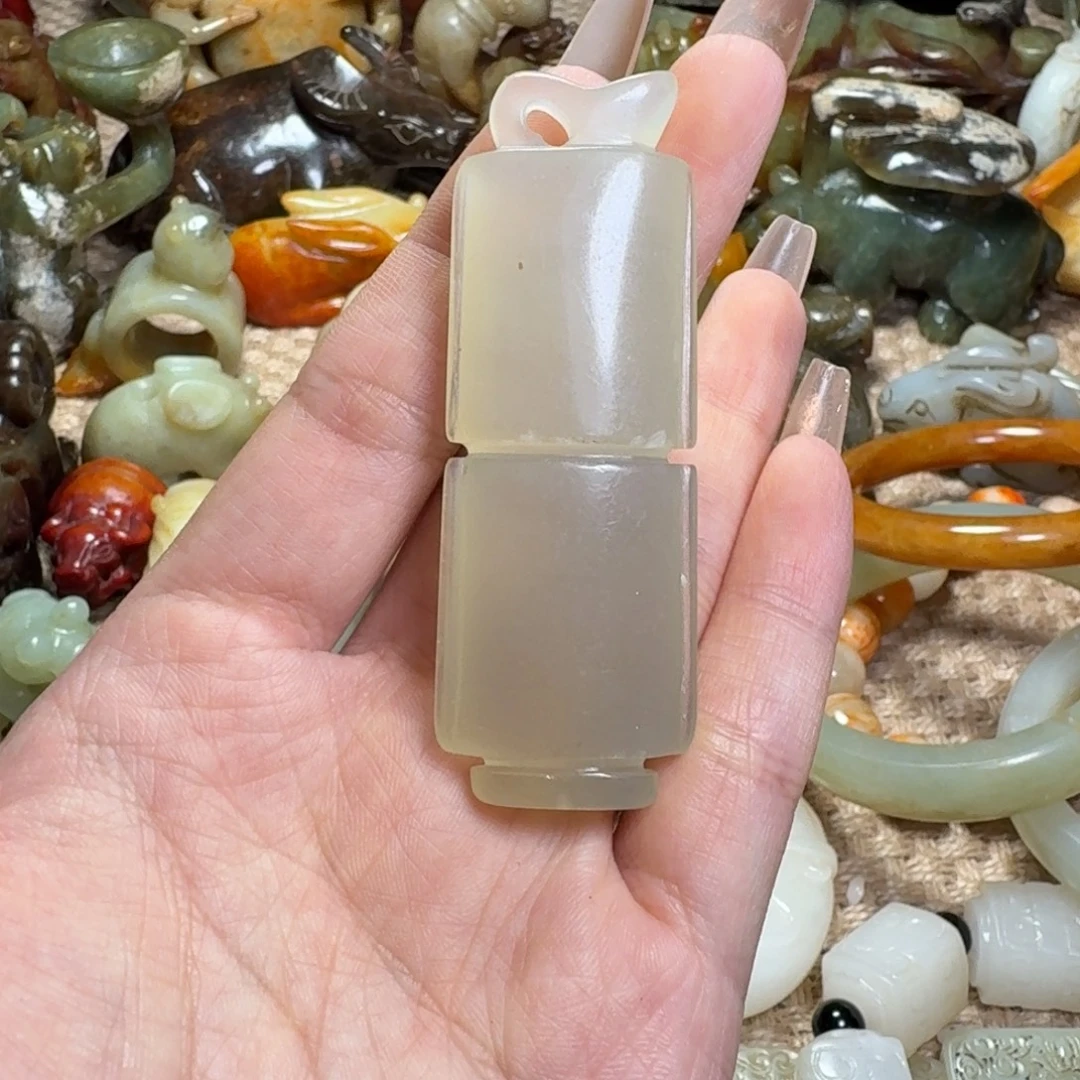 白玉菩提吊坠挂件