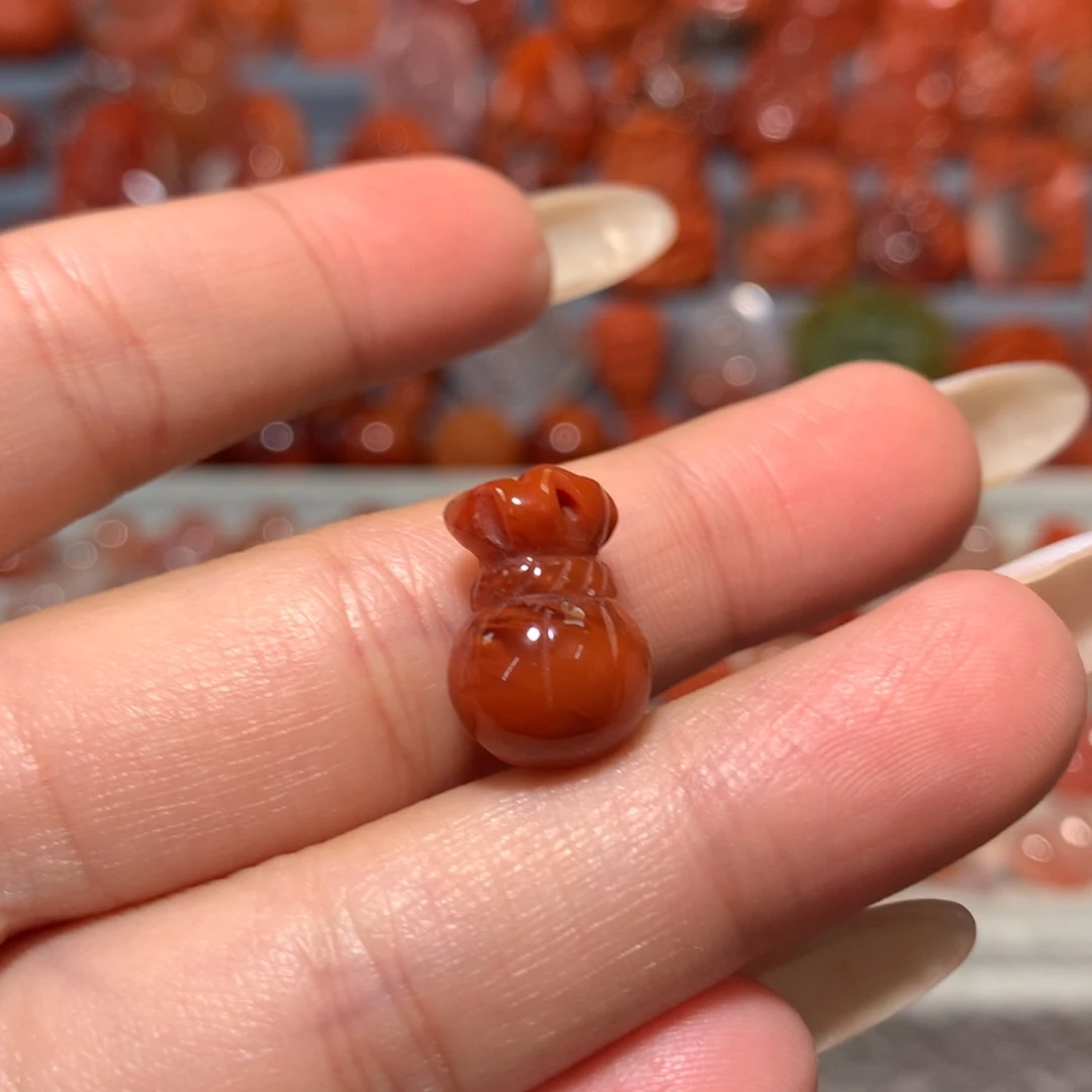 【闪购商品】未镶嵌钱袋南红玛瑙