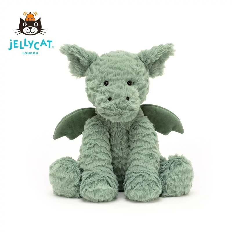 英国Jellycat波浪毛龙可爱毛绒安抚玩具公仔娃娃安抚玩偶