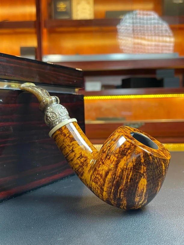 丹麦吉普森典藏5石楠木手工烟斗（内径21.5斗深43）