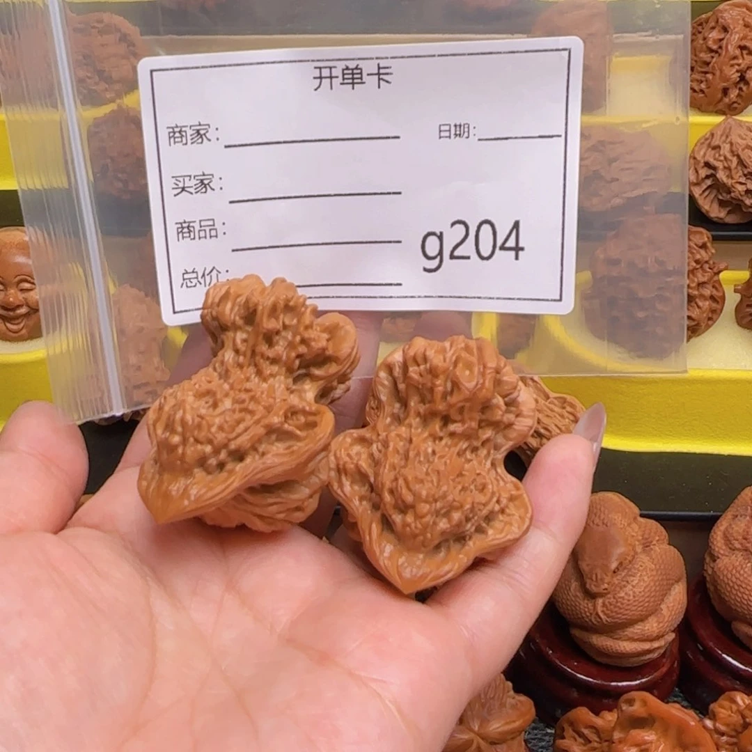 猴头核桃把件静**待文玩