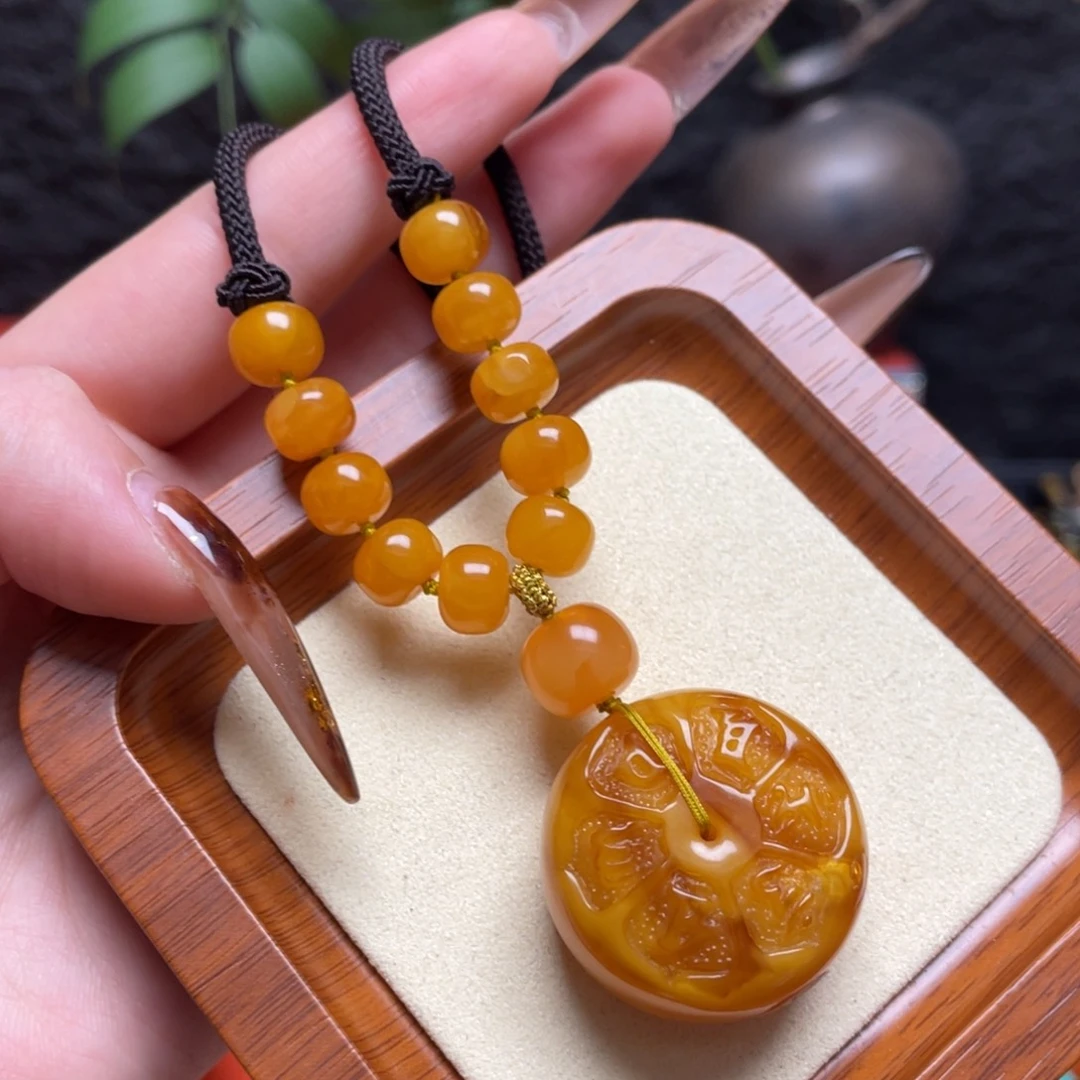 蜜蜡未镶嵌手链项链