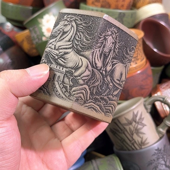 茶杯紫砂全手工紫砂主人杯