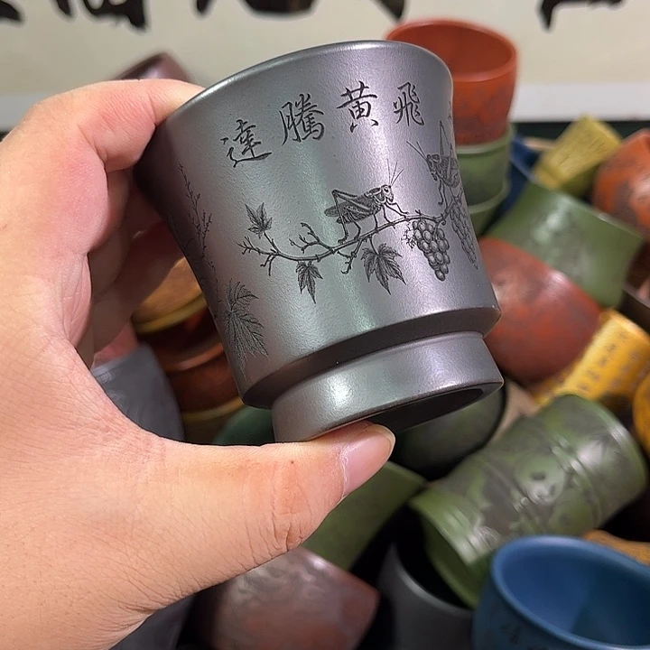 茶杯紫砂全手工紫砂主人杯
