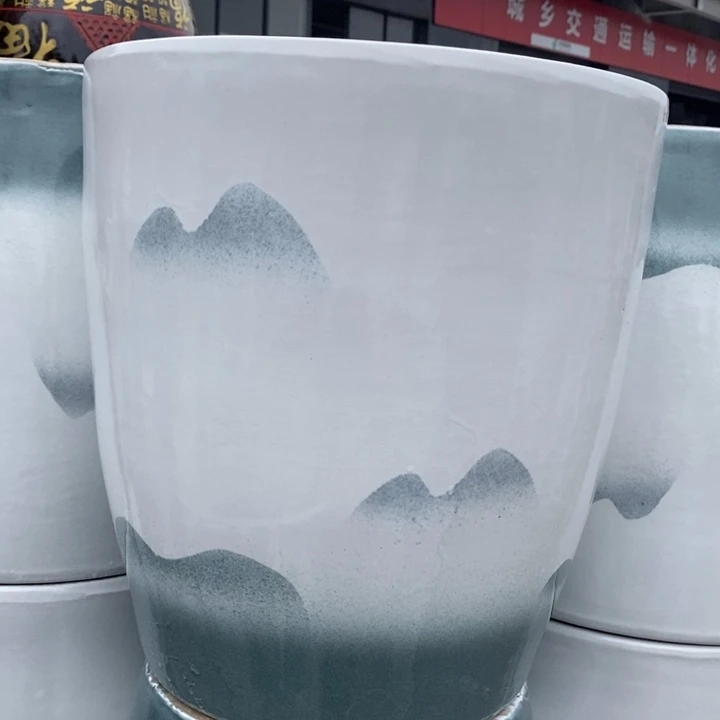低腰白山水特大号口39/42