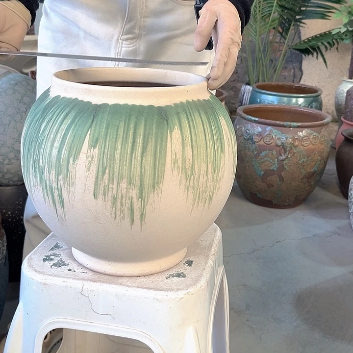 正品口21高27花盆……