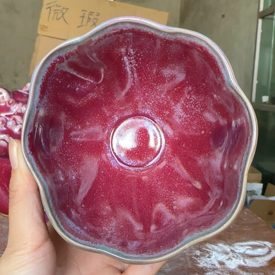 摆件郑家钧窑摆件微瑕